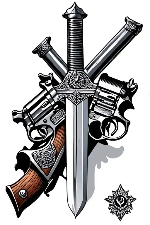 Two Guns And A Sword