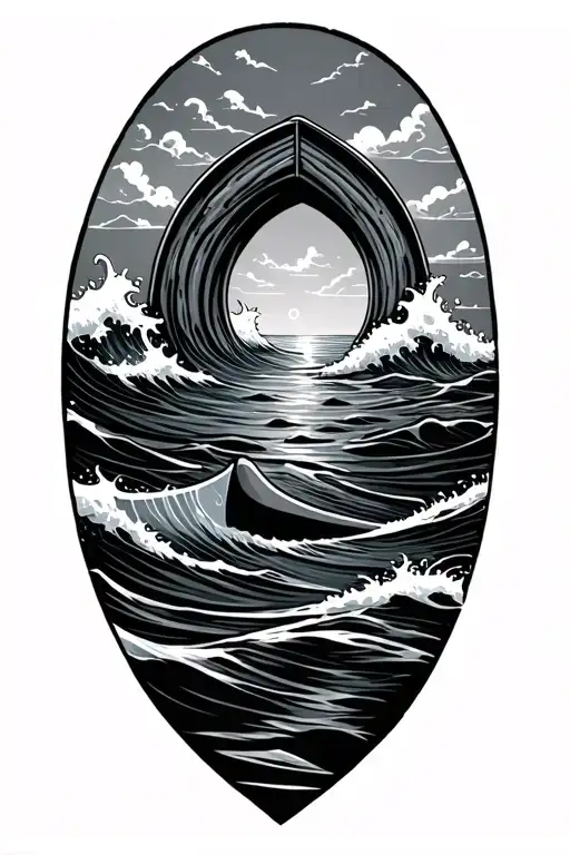 Water Kayak Memorial Waves