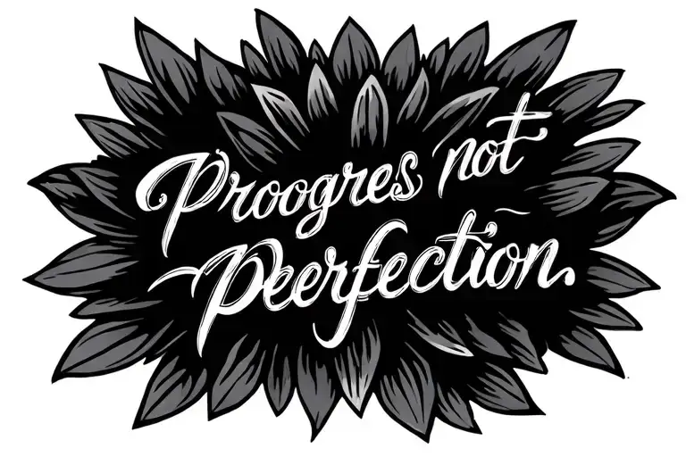 Progress Not Perfection Quote