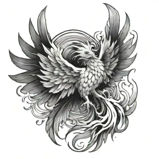 Phoenix Rising From The Ashes