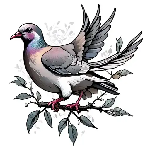 Dove Carrying Branch