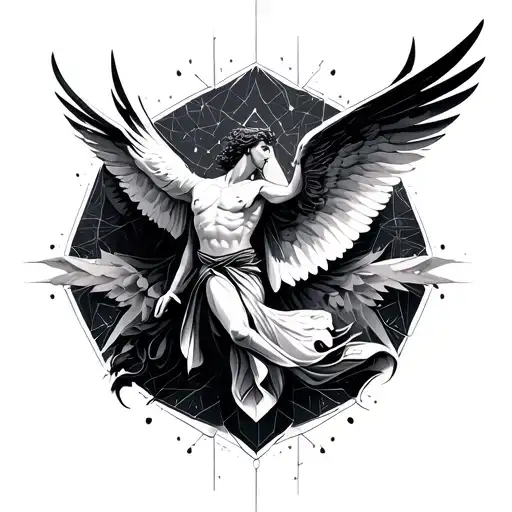 Geometric Fall Of Icarus