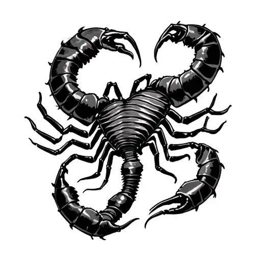 Scorpions Fighting Each Other Shape Of A Book