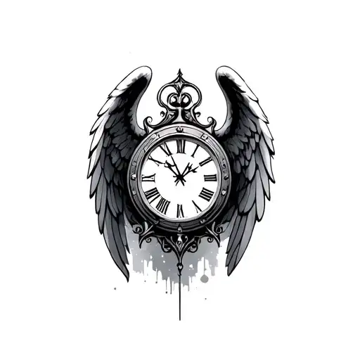 Clock And Angel