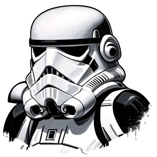 Dark Star Wars Stormtrooper Lower Arm Sleeve