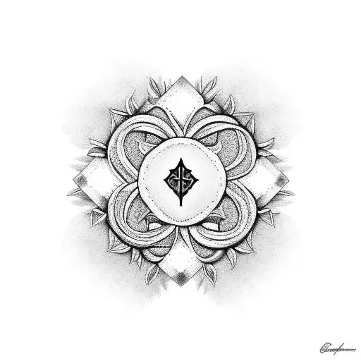 Christian Cross Floral