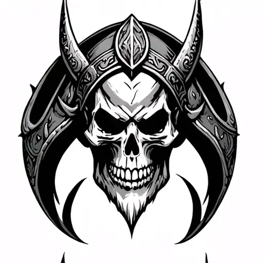 Skull Viking Warrior
