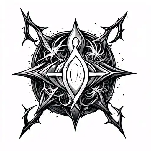 Chaos Symbol Linework