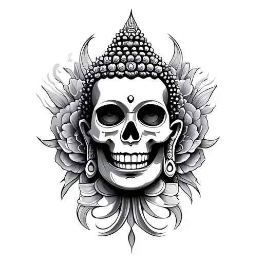 Thai Buddha Skull