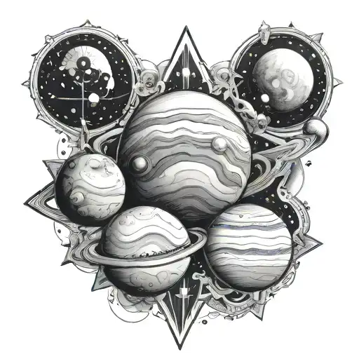 Nature And Solar System Planets