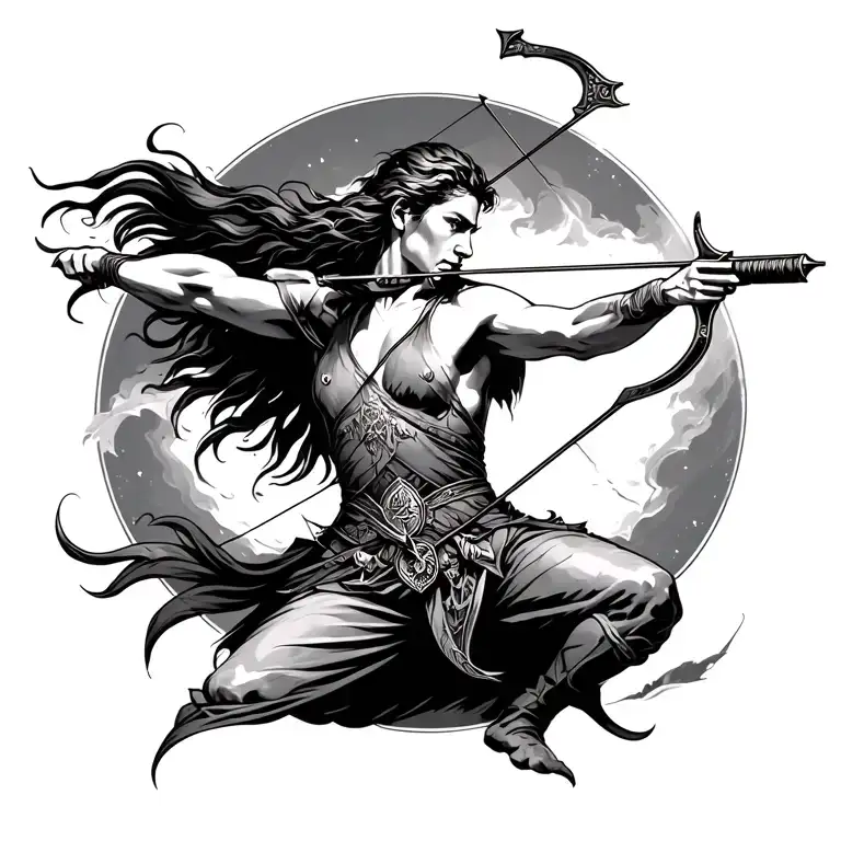 Sagittarius Archer Shooting