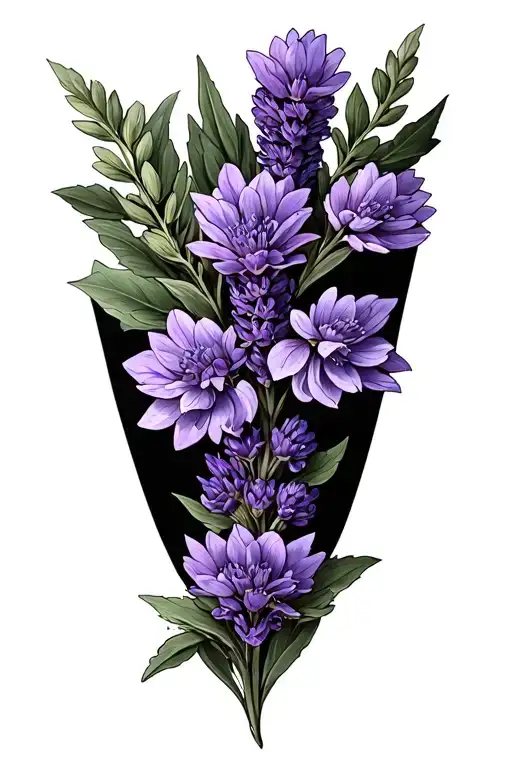 Mitzvot With Three Pieces Of Lavendar