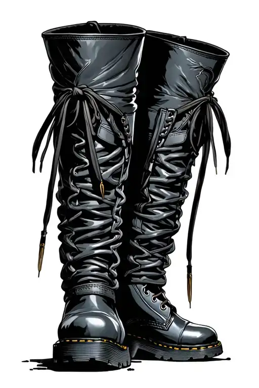 Black Boots Charachter