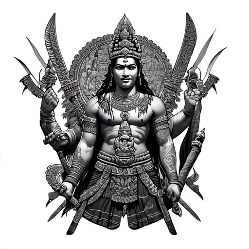 Cambodia Warrior Surrounded