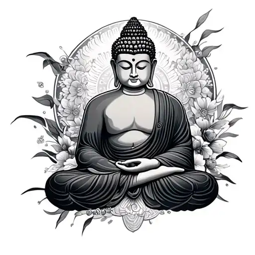 Buddha With Background