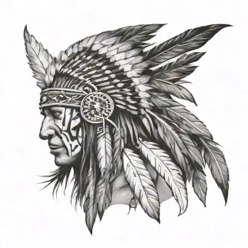 Native American Back Mural