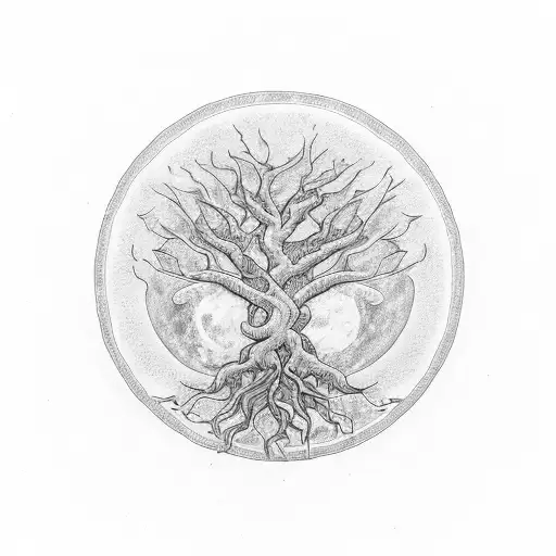 Phoenix Tree Of Life Moon Phase