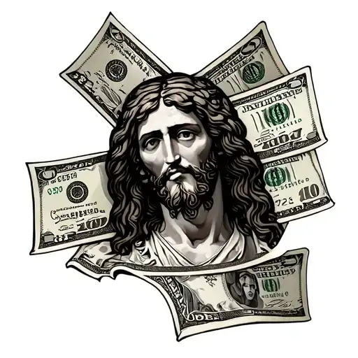 Jesus Money And Letters