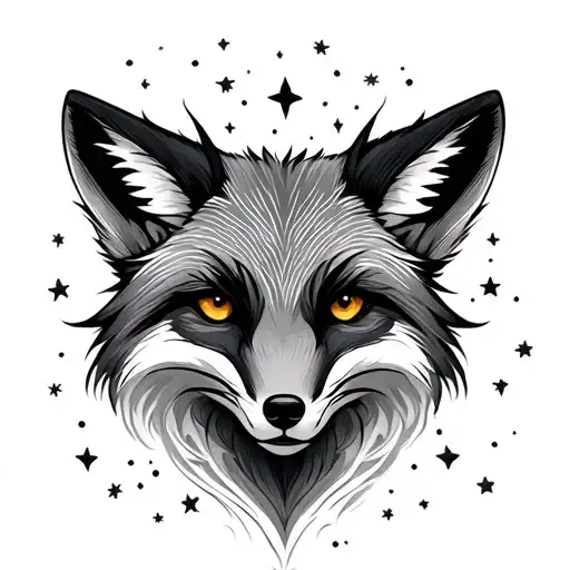Fox And Stars