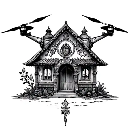 Showing The Indian And Punjabi Culture Drone Home