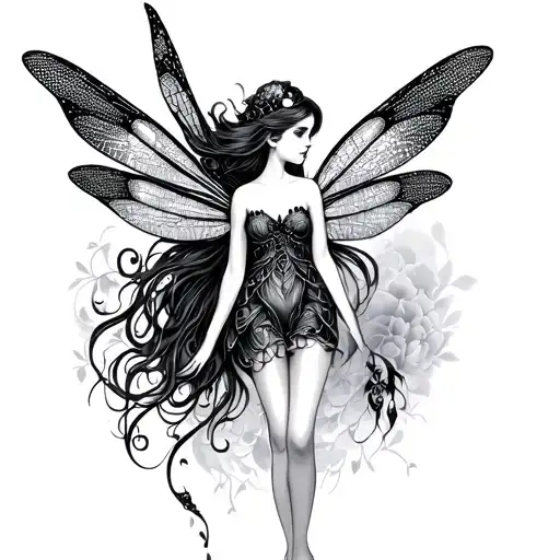 Fairy With Dragonfly Wings