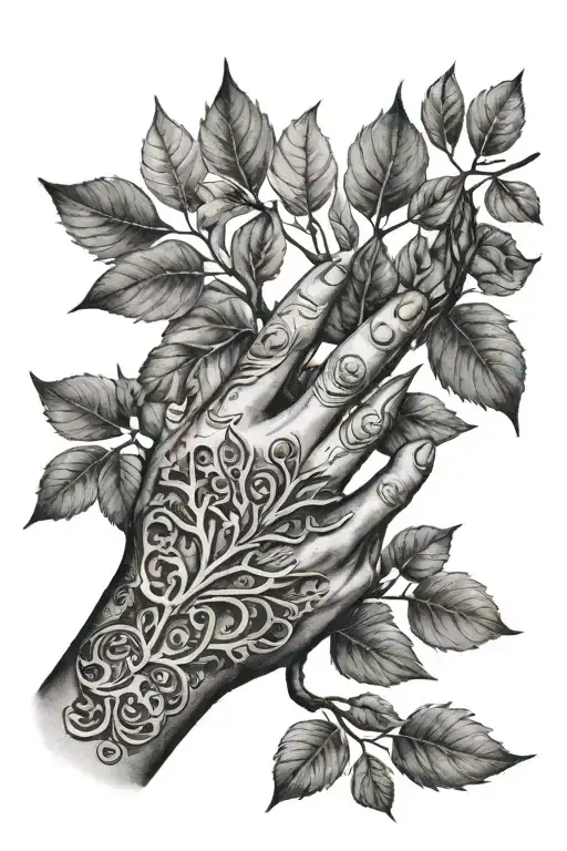 Hand Tree Branch