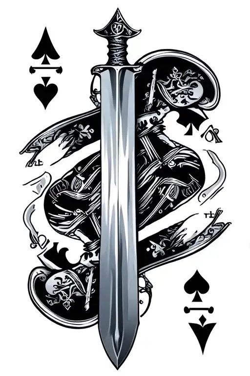 Sword And Ace Of Spades