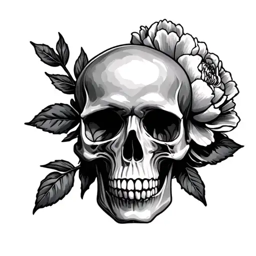 Peony Skull