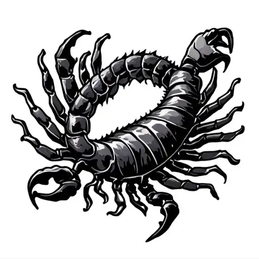 Wrist Band Tatoo With Scorpio