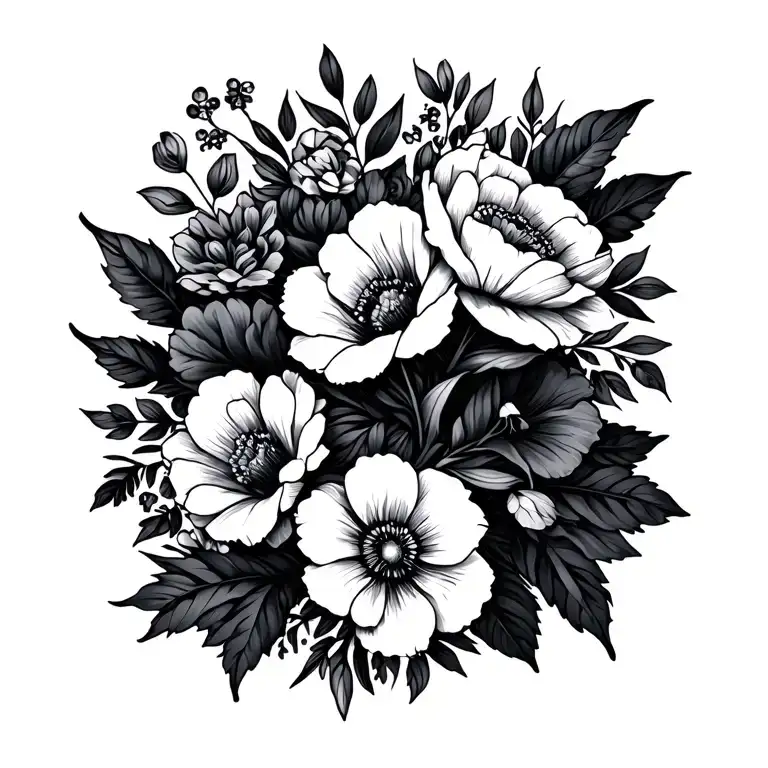 Vintage Floral Bouquet