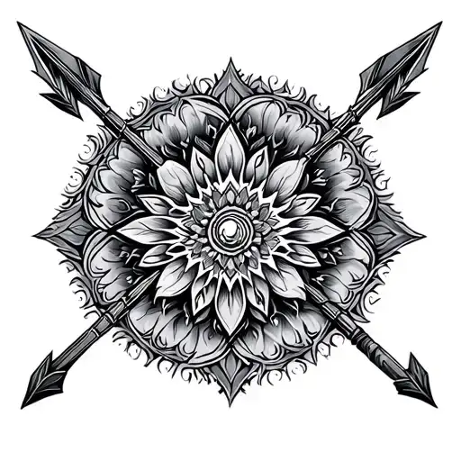 Mandala And Arrow Weapon