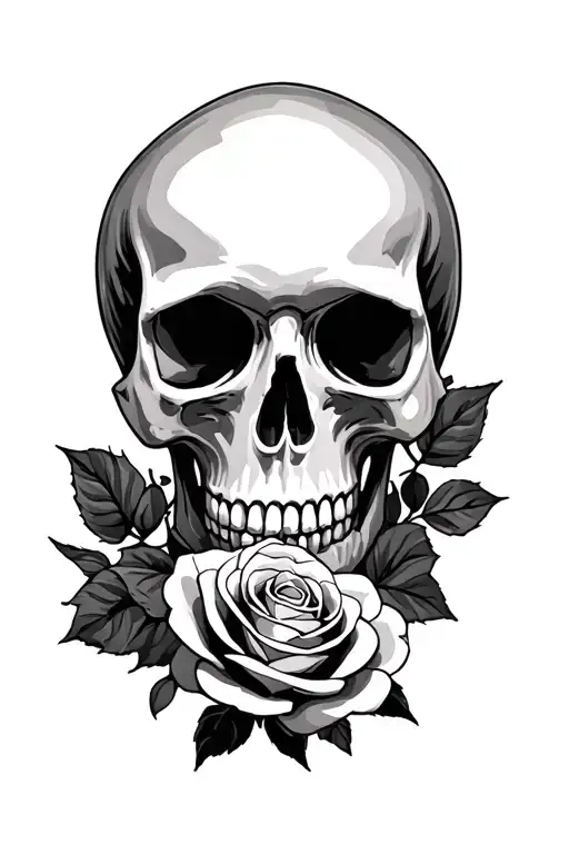 Skull And Roses