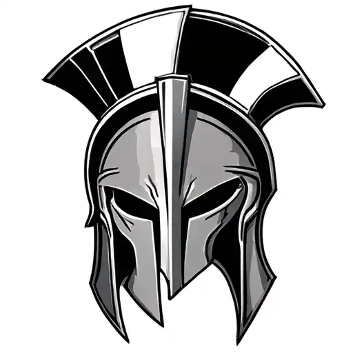 Scary Spartan Helmet