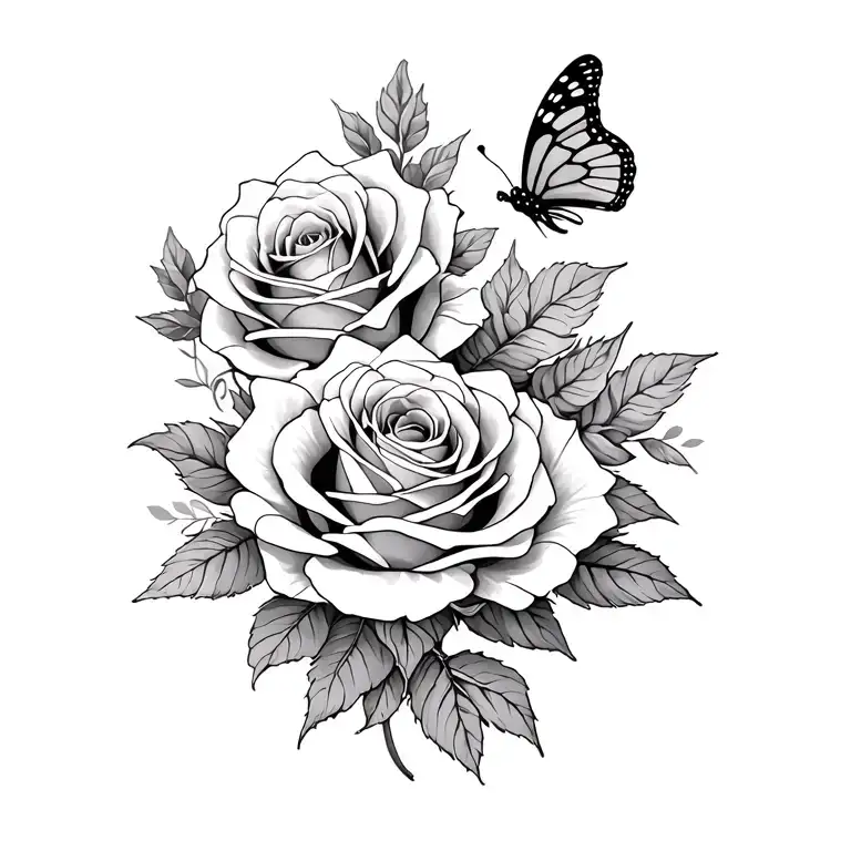 Roses And Butterfly That Means Broken Turn To Beautiful