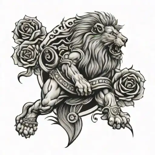 Lion Gladiator Rose Imre Terezia