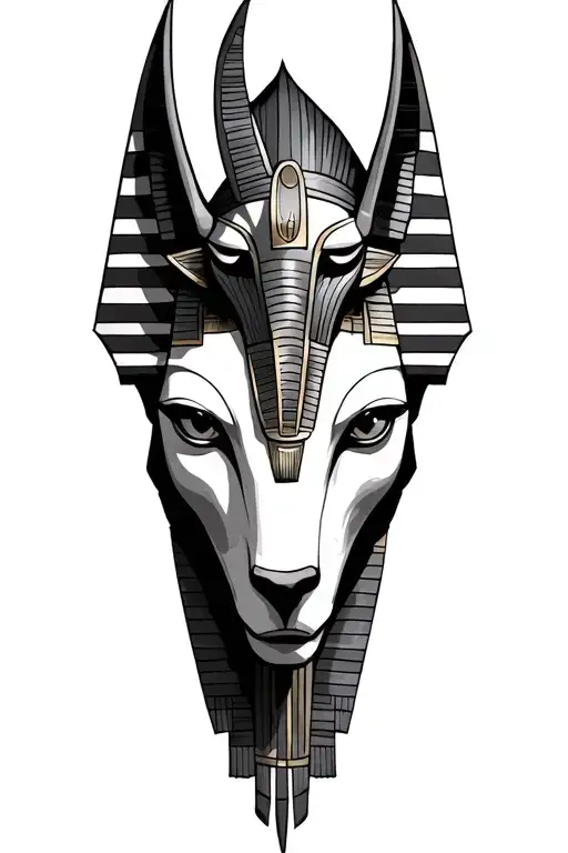 Egyptian Anubis Surrounded