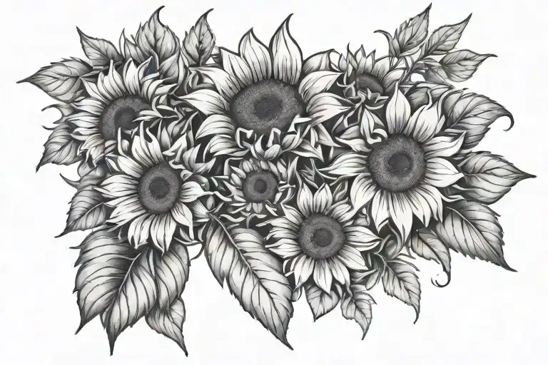 Sunflower Bouquet Wrapped