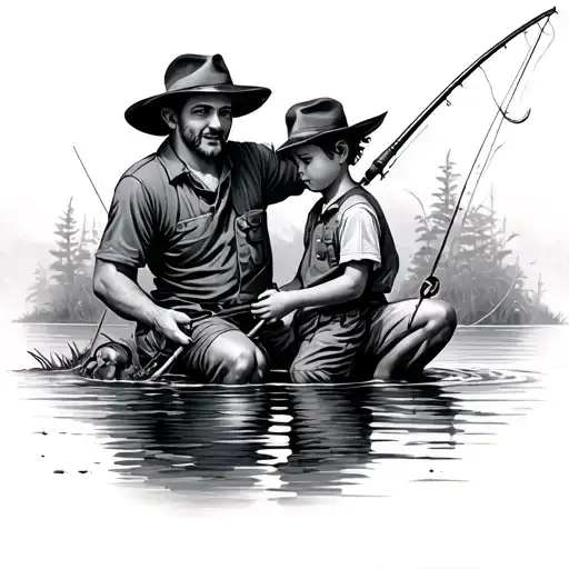 Father Son Fishing