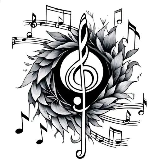 Purpose Of Life Surrounded My Music Notes
