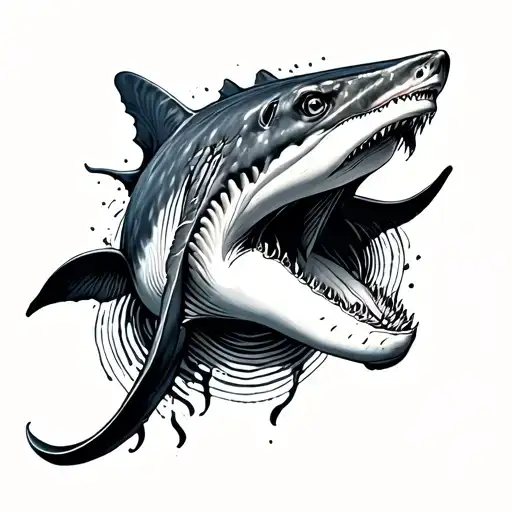 Elegant Whale Shark Spine