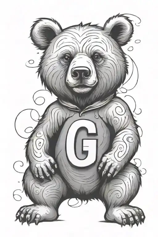 Bear With Letter G