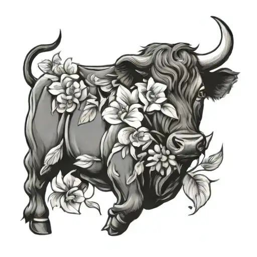Ferdinand The Bull With Flowers