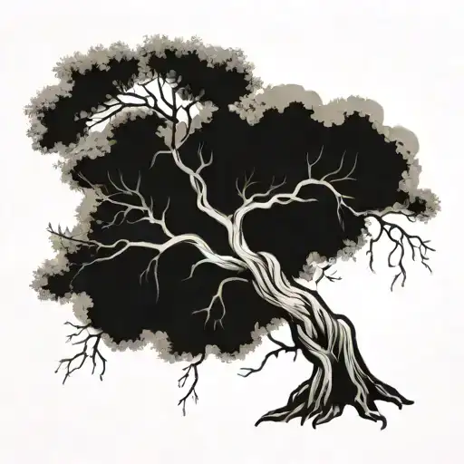 Tall Olive Tree With Roots