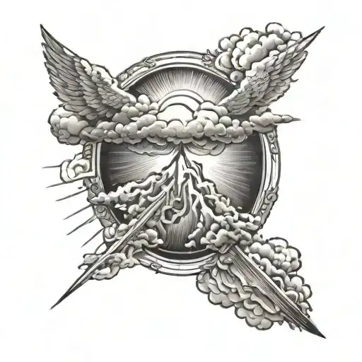 Cloud And Light Rays