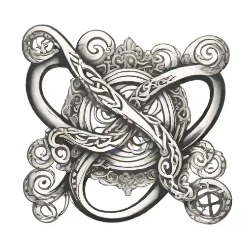 Wherever I Go And Infinity Symbol