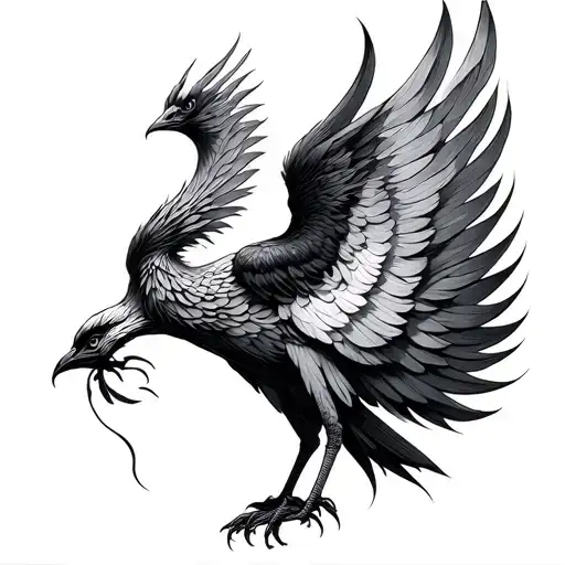 Rising Phoenix Bird