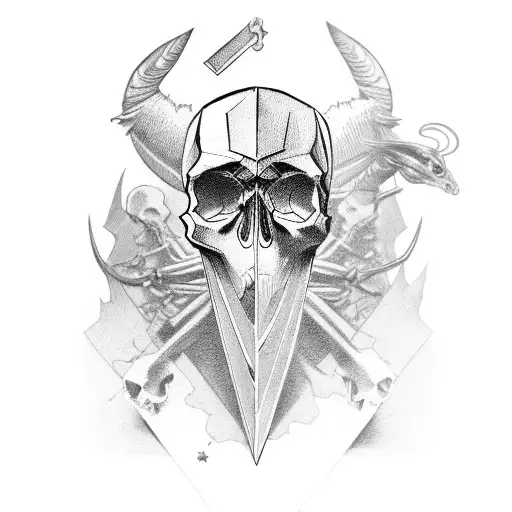 Skull And Sagittarius