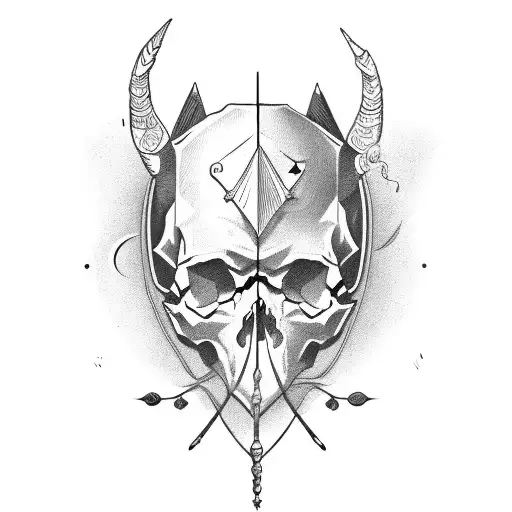 Skull And Sagittarius