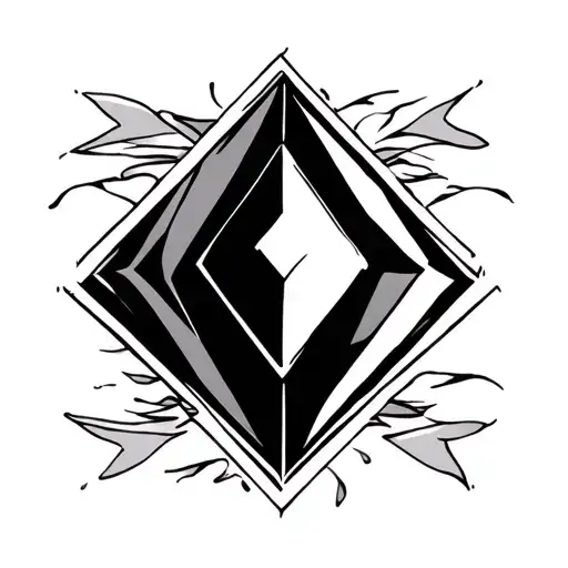 Diamond Shaped Line Outlining