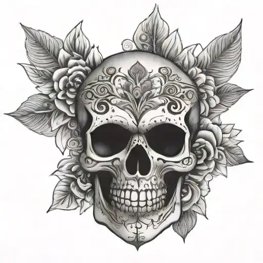 Skull And Mandala